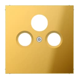 Панель розетки TV+R (SAT) Jung GO2990SAT імітація золота