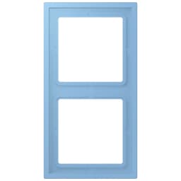 Рамка 2-постова LS ZERO JUNG LCZ982BF256 колір bleu céruléen 59