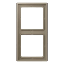 Рамка 2-постова Jung LS990 LC982242 дюропласт, колір ombre naturelle moyenne