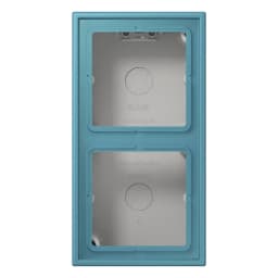 Коробка накладного монтажу 2-постова JUNG LC582A212 céruléen vif (32031)