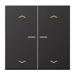 Клавіша з символом «стрілки» JUNG HOME, 2 групи, BTAL17102PD, темна