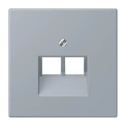 Накладка для 2-ї комп’ютерної розетки UAE JUNG LC969-2UA257, колір gris clair 59