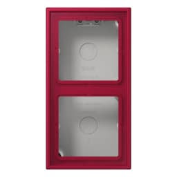 Коробка накладного монтажу 2-позиційна JUNG LC582A229 rouge carmin (32100)