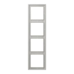 Рамка 4-постова Jung LS990 LC984205 дюропласт, колір gris clair 31