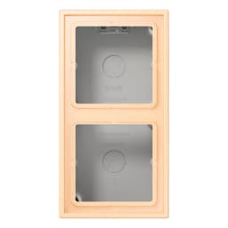 Коробка накладного монтажу 2-постова JUNG LC582A223 ocre (32060)