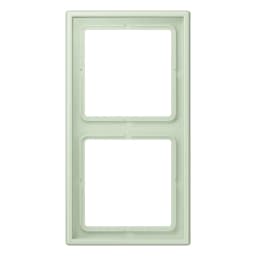 Рамка 2-постова Jung LS990 LC982218 дюропласт, колір vert anglais pâle