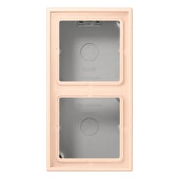 Коробка накладного монтажу 2-постова JUNG LC582A228 rose pâle (32091)