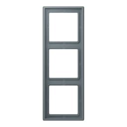 Рамка 3-постова Jung LS990 LC983251 дюропласт, колір gris 59