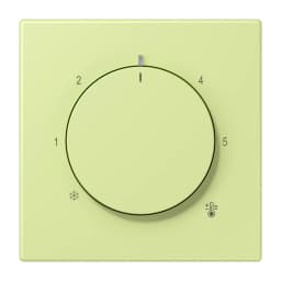 Накладка для термостата JUNG LC1749BF222 vert jaune clair, світло-жовта