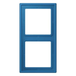 Рамка 2-постова Jung LS990 LC982211 дюропласт, колір bleu céruléen 31