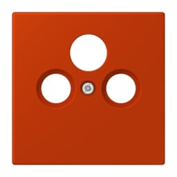 Накладка для SAT-TV розетки JUNG LC990SAT244 rouge vermillon 59 мм
