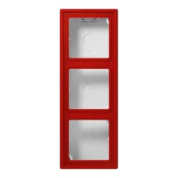 Коробка накладного монтажу 3-позиційна JUNG LC583A227 rouge vermillon 31 (32090)