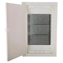Мультимедійний щиток ETI ECG42 MEDIA-PO (перфорована панель і пластикова біла дверка) (1101191)