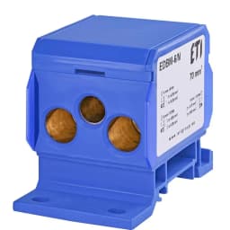 Розподільний блок ETI EDBM-6/N (192А 1x4-70; 2x4-50; 1x4-25) (1102416)