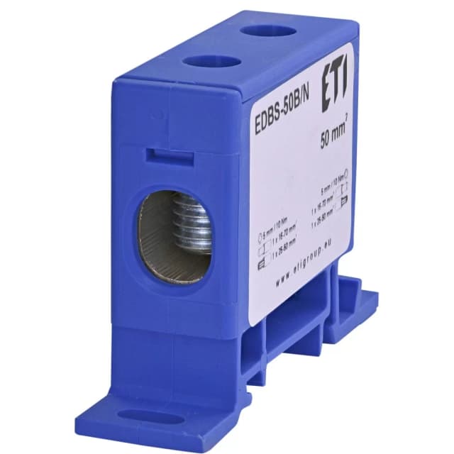 Розподільчий блок ETI 001102420 EDBS-50B/N (150А 16-70мм²)
