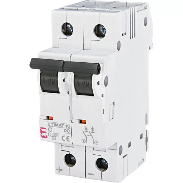 Автоматичний вимикач ETI ETIMAT 10 DC 2p C 32A (6kA) (2138719)