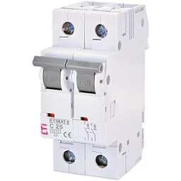 Автоматичний вимикач ETI ETIMAT 6 2 P 25A Тип C (2143518)