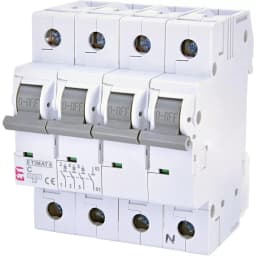 Автоматичний вимикач ETI ETIMAT 6 3p+N з 2A (6kA) (2146508)