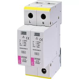 Обмежувач перенапруги ETI ETITEC C T2 275/20 (2+0) 2p (2440397)