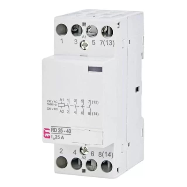 Контактор модульний ЕТI R25-40 220V (2462310)