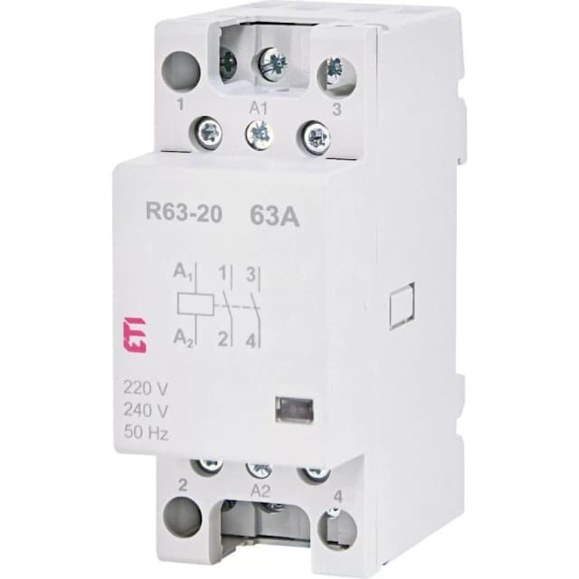 Модульний контактор ETI R 63-20 230V (2463482)
