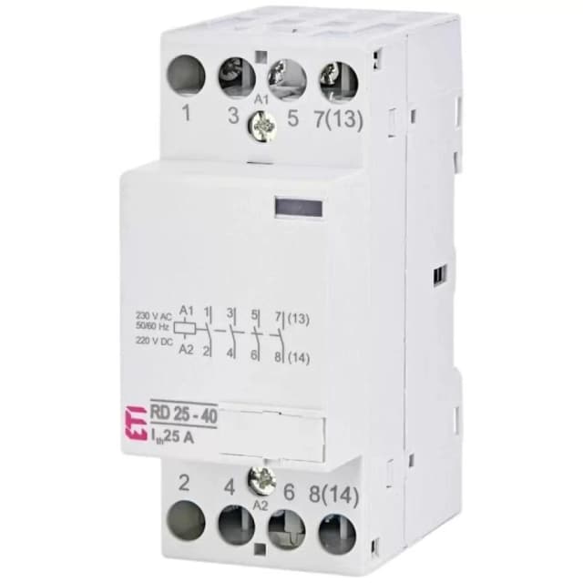 Контактор ETI RD 25-40 (24V AC/DC) (AC1) (2464011)