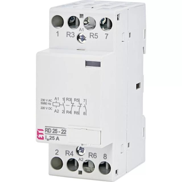 Контактор модульний ЕТI RD 25-22 230V AC/DC (2464014)