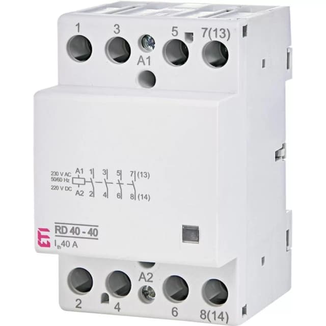 Контактор модульний ЕТI RD 40-40 230V AC/DC (2464018)