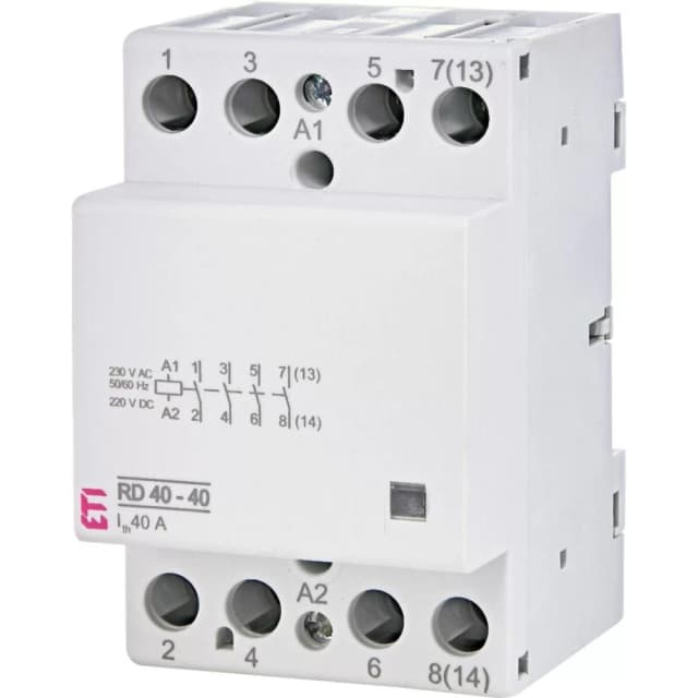 Контактор ETI RD 40-40 (24V AC/DC) (AC1) (2464019)