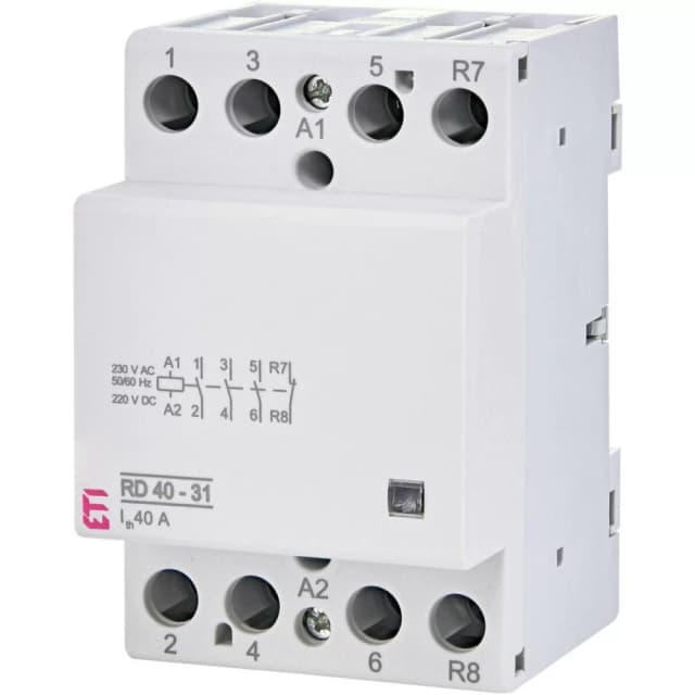 Контактор ETI RD 40-31 (230V AC/DC) (AC1) (2464020)