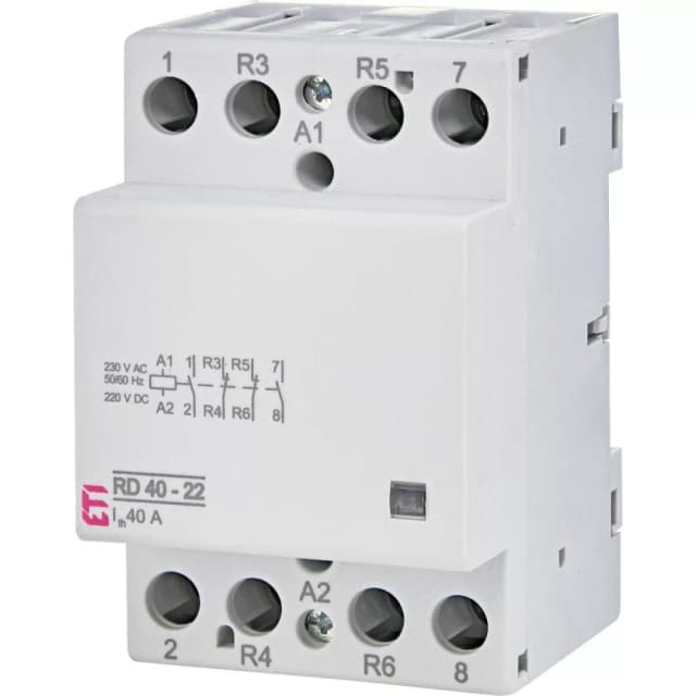Контактор ETI RD 40-22 (230V AC/DC) (AC1) (2464022)