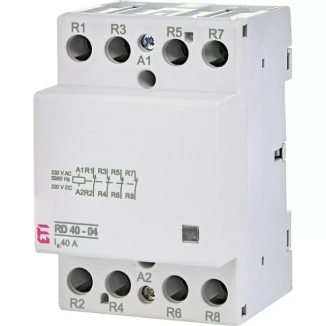 Контактор ETI RD 40-04 (230V AC/DC) (AC1) (2464024)