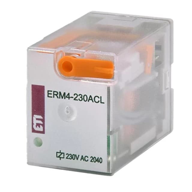 Реле електромеханічне ERM4- 230 AC 4p 230 VAC ЕТІ