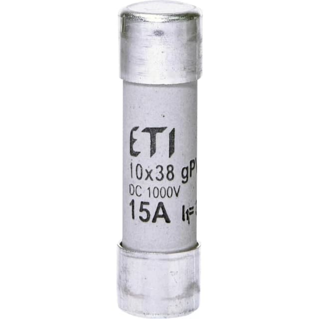 Запобіжник ETI 002625080 CH 10x38 gPV 15A 1000V (30kA)