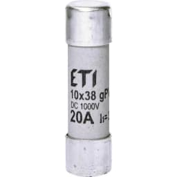 Запобіжник ETI 002625085 CH 10x38 gPV 20A 1000V 30kA (2625085)