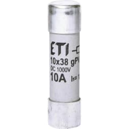 Запобіжник ETI 002625105 CH 10x38 gPV 10A 1000V (10kA) UL