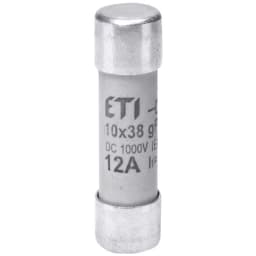 Запобіжник циліндричний CH10x38 gPV 12A 1000V ETI
