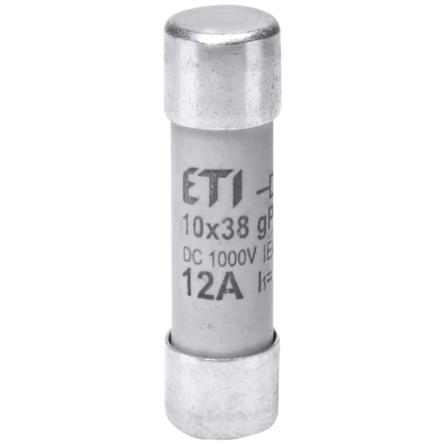 Запобіжник циліндричний CH10x38 gPV 12A 1000V ETI