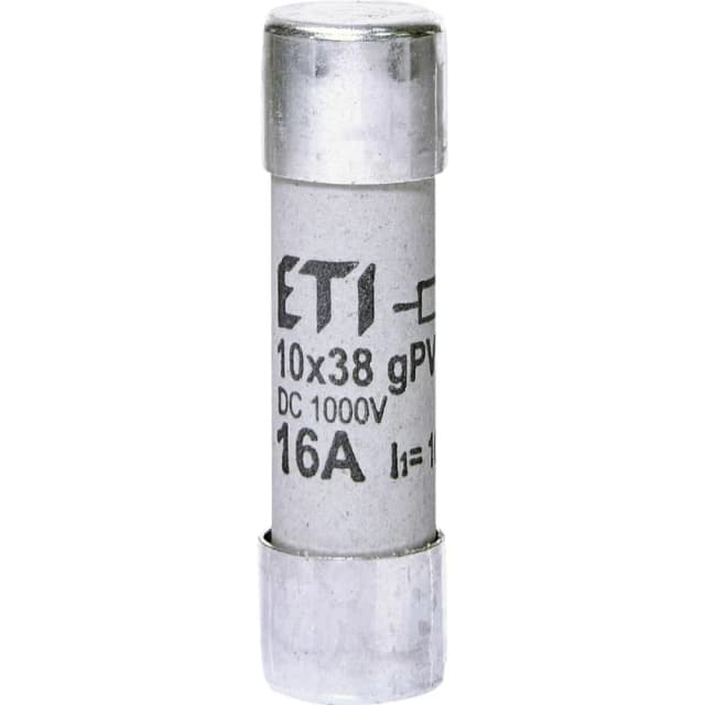 Запобіжник ETI 002625107 CH 10x38 gPV 16A 1000V (10kA) UL