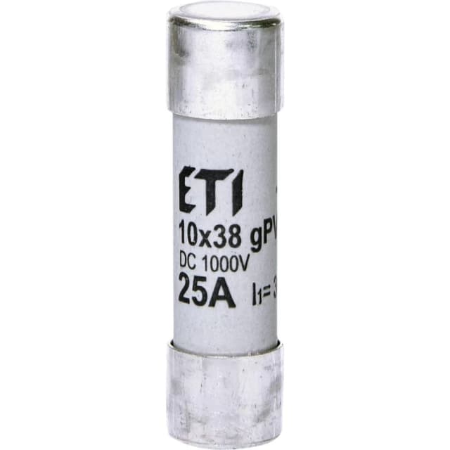 Запобіжник ETI 002625139 CH 10x38 gPV 25A 1000V (30kA)