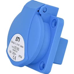 Вбудований силовий роз єм ETI 004482124 EE-16S IP54 (16A 250V Schuko)