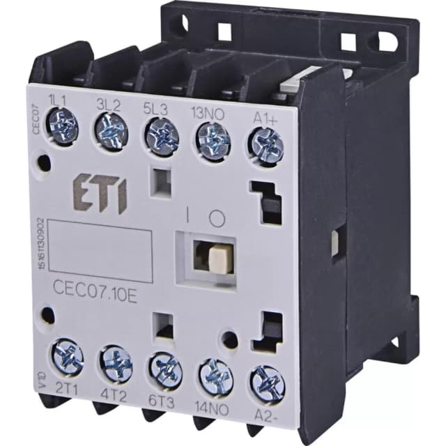 Мініатюрний контактор ETI CEC 07.01 230V AC (7A; 3kW; AC3) (4641060)