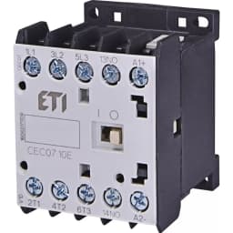 Мініатюрний контактор ETI CEC 12.10-24V DC (12A; 5.5kW; AC3) (4641104)