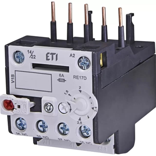 Теплове реле ETI RE 17D-2.8 (1.8-2.8A) (для CE, CAE, CE17) (4641405)
