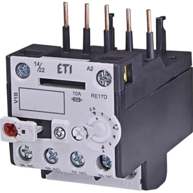 Теплове реле ETI RE 17D-4.0 (2.8-4A) (для CE, CAE, CE17) (4641406)
