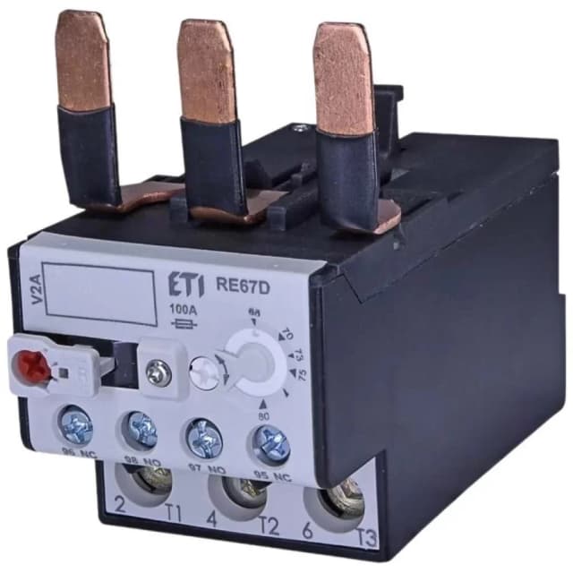 Теплове реле ETI RE 67.2D-80 (63-80A) для CEM50 - CEM80 (4644420)