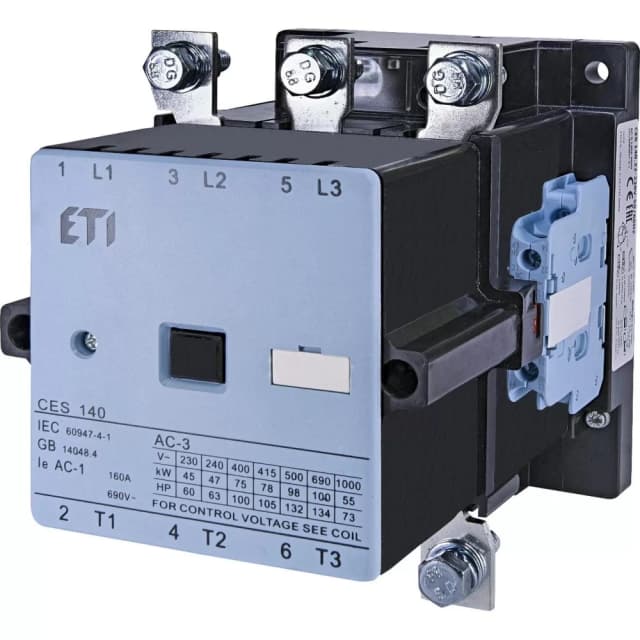 Контактор ETI CES 140.22 (75 kW) 230V AC (4646568)