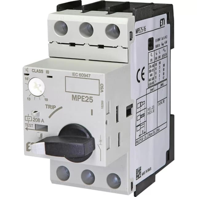 Автомат захисту двигуна ETI MPE25-16 (4648011)