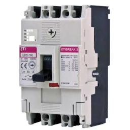 Автоматичний вимикач ETI EB2S 160/3SF 80A 3P (25kA фиксированные настройки) (4671834)