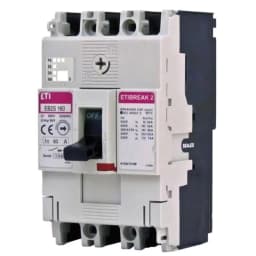 Автоматичний вимикач ETI EB2S 160/3SF 160A 3P (25kA фиксированные настройки) (4671837)